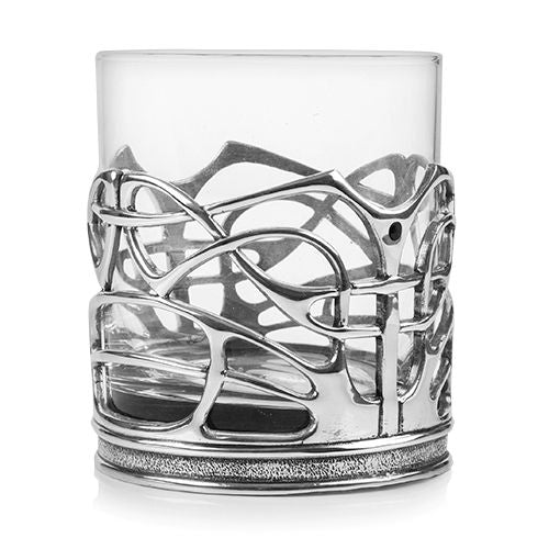 Solid Pewter Whisky Tumbler- Three designs available