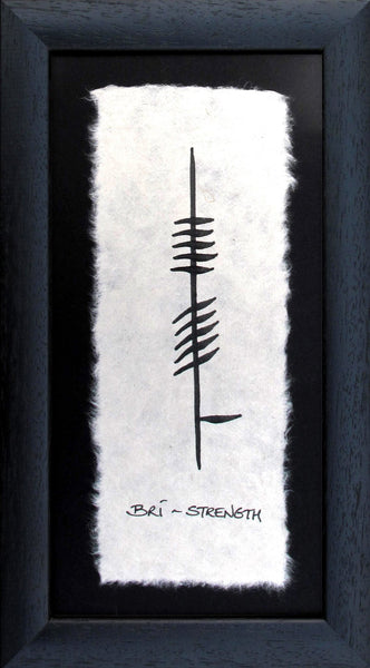 Ogham Wishes - Strength, Bri