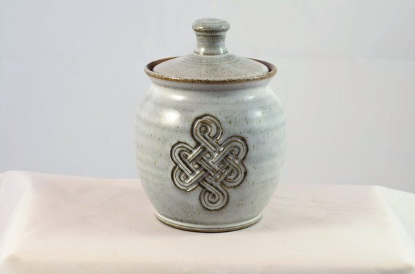 Island Stoneware Lidded Sugar Dish