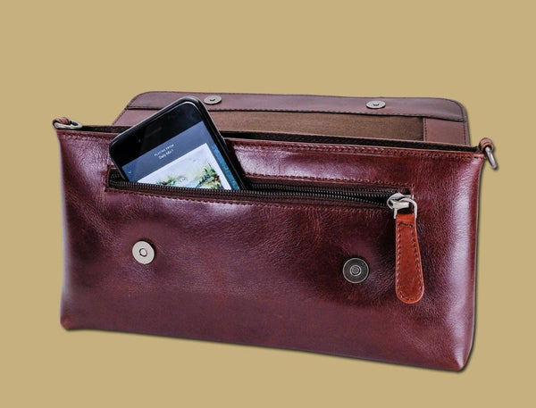 Lee River "Ciara" Leather Clutch