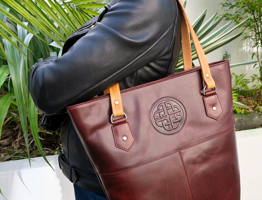 Lee River "Day Tote" Leather Bag