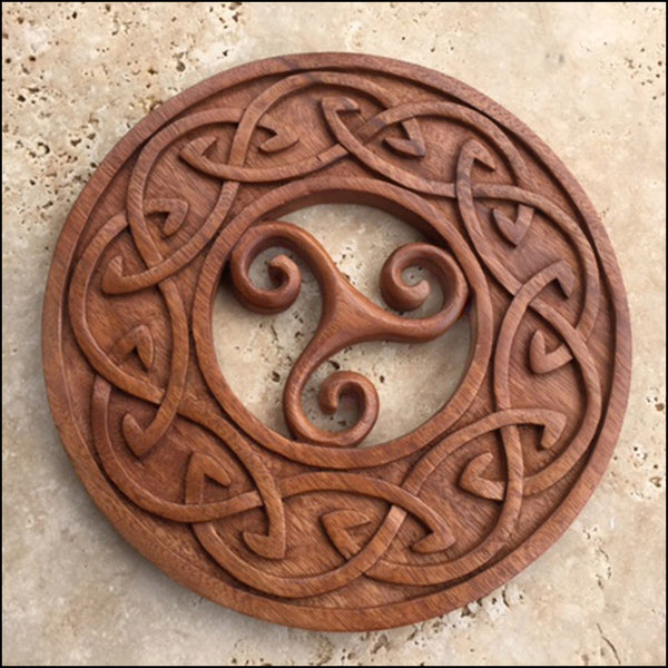 Triskle Inside Circle Knot by Blue Frog Company