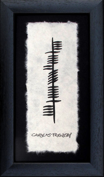 Ogham Wishes - Friendship, Cairdeas