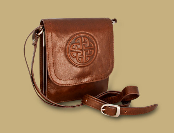 Lee River "Morrigan" Leather Cross Body Bag