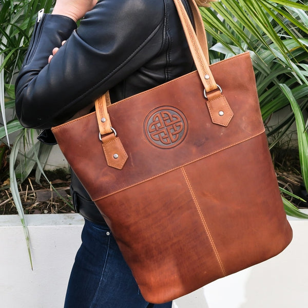 Lee River "Day Tote" Leather Bag